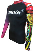 RashMSOGr Product long sleeve Rash guard "mg+ap=(a+f)p" pink sleeve