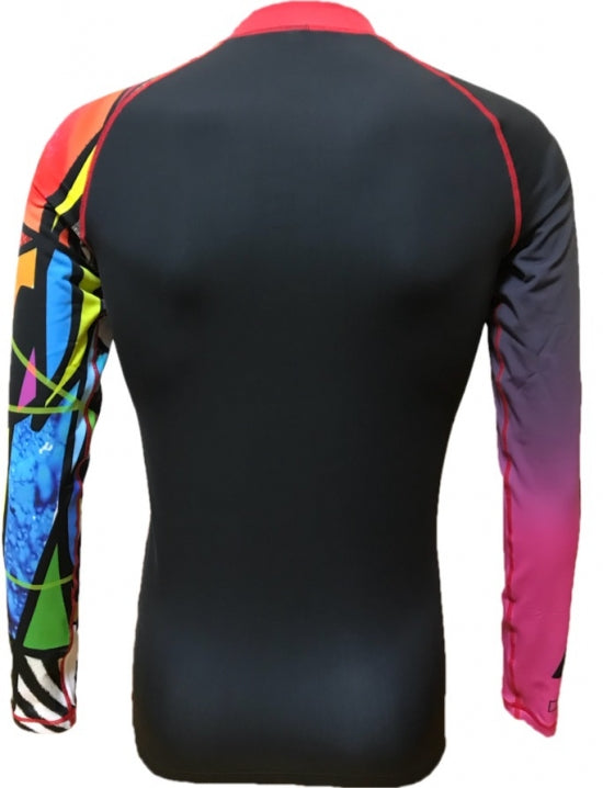 RashMSOGr Product long sleeve Rash guard "mg+ap=(a+f)p" pink sleeve