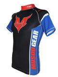 MSOGr short sleeve Rash guard #03 Black/Blue