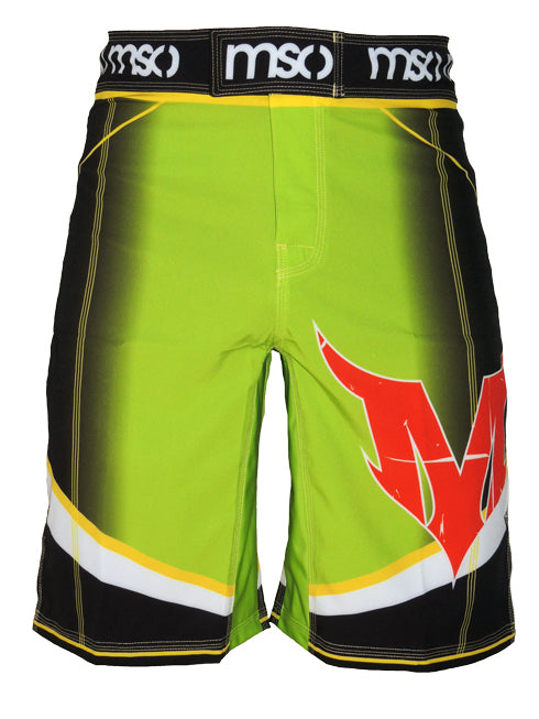 MSOGr Board Shorts #04 Yellow-green