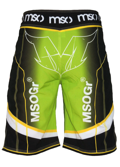 MSOGr Board Shorts #04 Yellow-green