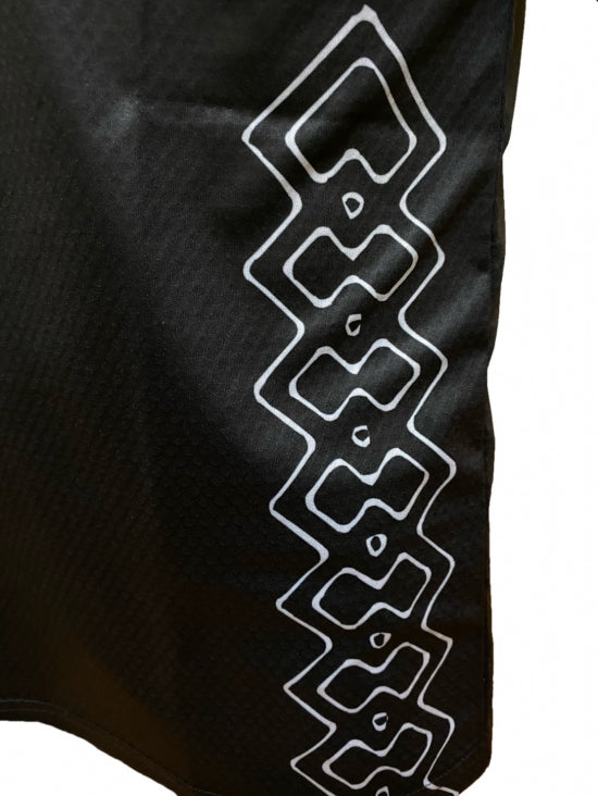 Musou gear V-hals droog T-shirt -Zwart-