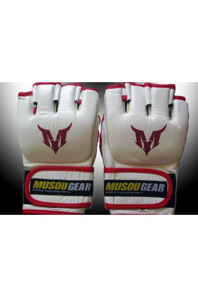 MSOGr MMA Handschoen Wit/Rood
