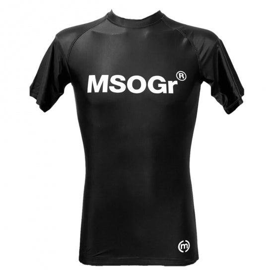 MSOGr Product short sleeve Rash guard #02 Black